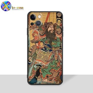Ốp Điện Thoại Quan Công Apple 13 Thích Hợp Cho 6SiPhoneXR Retro Vỏ Bảo Vệ Bao Gồm Tất Cả Ukiyo-e Guan Yu Wu Thần Tài Mô Hình Redmi Điện Thoại Di Động Vỏ Bảo Vệ Chống Sốc LFCL