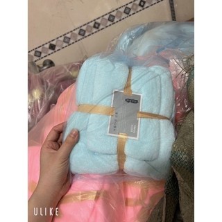 Set 2 khăn mặt và khăn tắm sợi tre