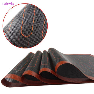 Ruirwfa silicone hai mặt pring nướng bánh ngọt lò nướng bánh nướng đục lỗ mới