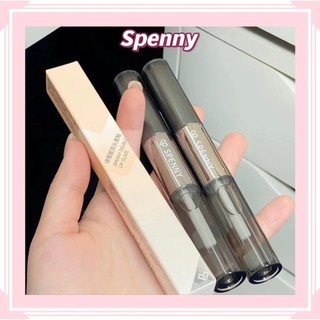 Mới Spenny Hai Đầu Lip Glaze Gương Trong Suốt Nữ Mờ Môi Bùn Son Môi Áo Mưa Không Dễ Chạm Cốc