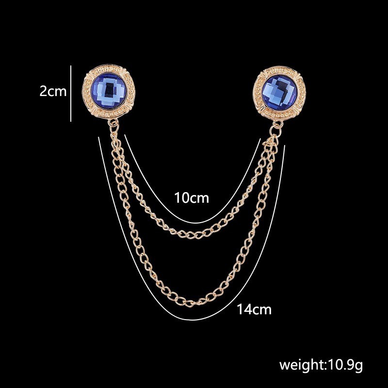 Ghim Cài Áo Hình Đại Bàng Đính Đá Thời Trang Cho Nam