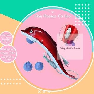 Máy massage cầm tay cá heo cao cấp , Máy mát xa cá heo cầm tay đa năng, Máy đấm lưng giúp thư giãn cơ thể - Funi