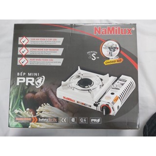 Bếp ga mini Namilux 2S 2021AS / PL2021AS - Chống cháy nổ - Toàn thân bằng inox- Hàng Chính Hãng- BM