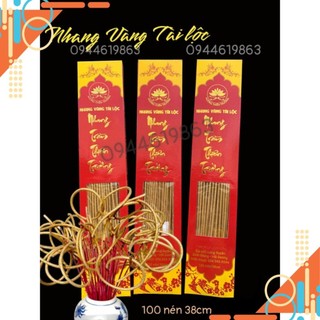 Hương, nhang tài lộc thiên trường hộp 100 nén - hương sạch, tàn cong, ít khói - htshop