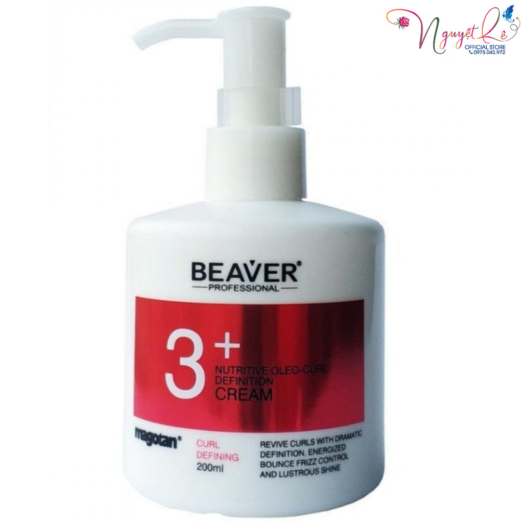 Sữa DƯỠNG Sóng Xoăn dinh dưỡng BEAVER Nutritive Oleo-Curl Definition Cream 3+ 200ml