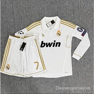 11-12 Real Madrid Vintage sân nhà Jersey 7 Ronaldo Phnom Penh áo bóng đá ngắn tay 8 Kaka nam tùy chỉnh dài