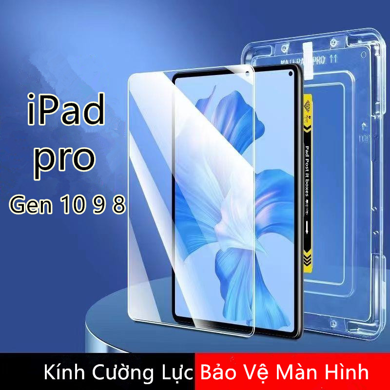 Kính Cường Lực Nâng cấp mới Cho ipad Gen 12 11 10 9 8 7 6 Air 8 7 M3 4 5 mini 7 6 pro 11 12.9 10.9 2026