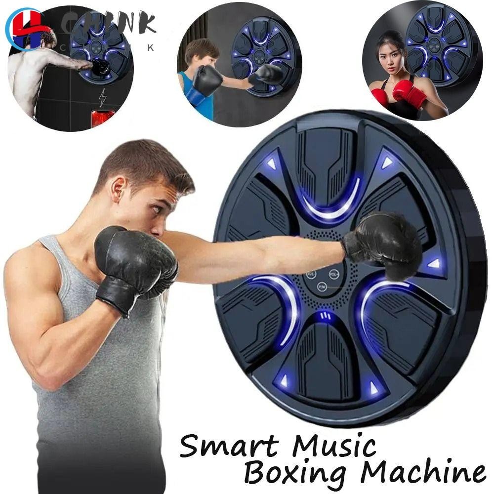 Máy đấm bốc âm nhạc thông minh CHINK, Boxing Sports Bluetooth Punching Pad Boxing Wall Target, Tập thể dục thư giãn Phản ứng Tập thể dục Huấn luyện phản ứng nhanh nhẹn tại nhà