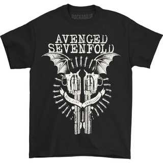 Áo thun Avenged SEVENFOLD AVS Bat Guns Merchandise - Áo thun dành cho người lớn