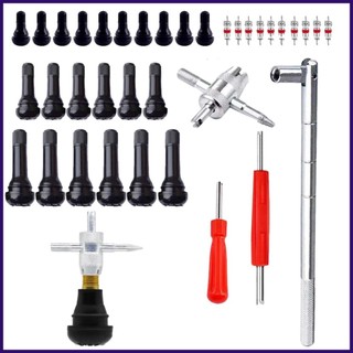 Lốp Van Thân Kéo Ống Lốp Dụng Cụ Sửa Chữa Kim Loại Xe Kéo Bánh Xe Vòi Phun Không Khí Cài Đặt Phụ Kiện Sửa Chữa Xe boivn