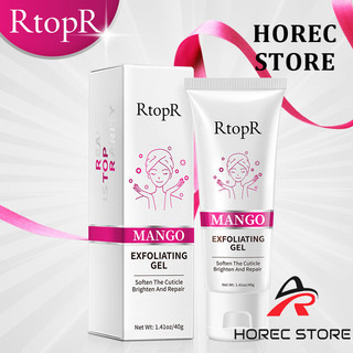R RtopR Kem tẩy tế bào chết Hương xoài Làm sạch sâu Kiểm soát lỗ chân lông Dầu làm sáng da mặt 40g