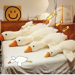Internet Celebrity Big White Goose Pillow Doll Plush Toy Doll Pillow Stall Gift Wholesale Big Goose Toy MCDF