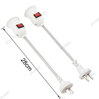 110v-220v đèn led đế giá đỡ đèn e27 ổ cắm bóng đèn nguồn có công tắc vn8b1