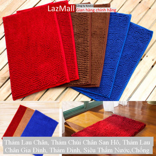 Thảm lau chân, thảm chùi chân san hô, thảm lau chân gia đình, thảm đinh, siêu thấm nước, kt 30cm x 50cm