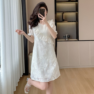Xù Ren Thêu Mùa Hè 2024 Phong Cách Mới Cao Cấp Nữ Thần Phong Cách Thời Trang Sang Trọng Tươi Đầu Tiên Váy Tình Yêu