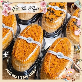 50 HỘP ~ Hộp Nhựa Oval đế đen đựng Bánh Mì Hoa Cúc, Bánh Chuối, Bánh Phô Mai Nhật (F70 | Set 50)