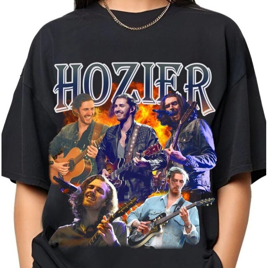 Bánh quế 2024 cho bạn bè Áo sơ mi Hozier, Áo sơ mi Hozier cổ điển, Áo sơ mi Hozier cổ điển, Quạt Hoz