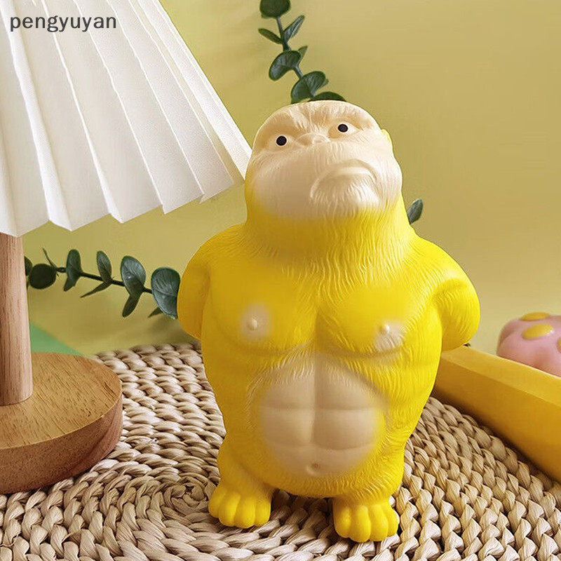 [Pengyuyan] Antistress Big Giant Orangutan Fidget Toys, Squishy Toys, Elastic Monkey, Funny Gorilla, Trò chơi giảm căng thẳng, Trang trí nhà cửa Sc [mới]