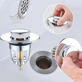 -New In April-Universal/Bathroom Sink Plug Stopper Wash Basin Core Bounce Pop Up Drain Filter