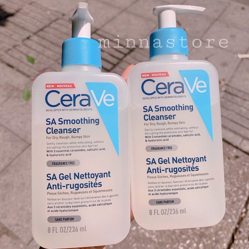 [ƯU ĐÃI SHOP MỚI] Sữa Rửa Mặt Cerave SA Smoothing Cleanser