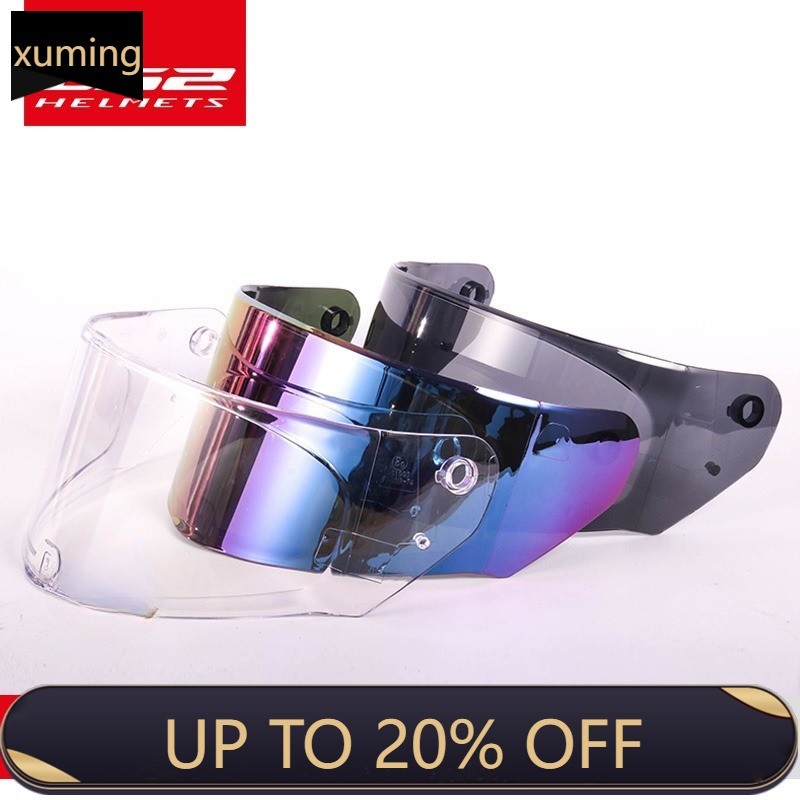 Tấm che mũ bảo hiểm XM LS2 FF320 Thích hợp cho mẫu LS2 FF320 FF328 FF353 Trong suốt đầy màu sắc