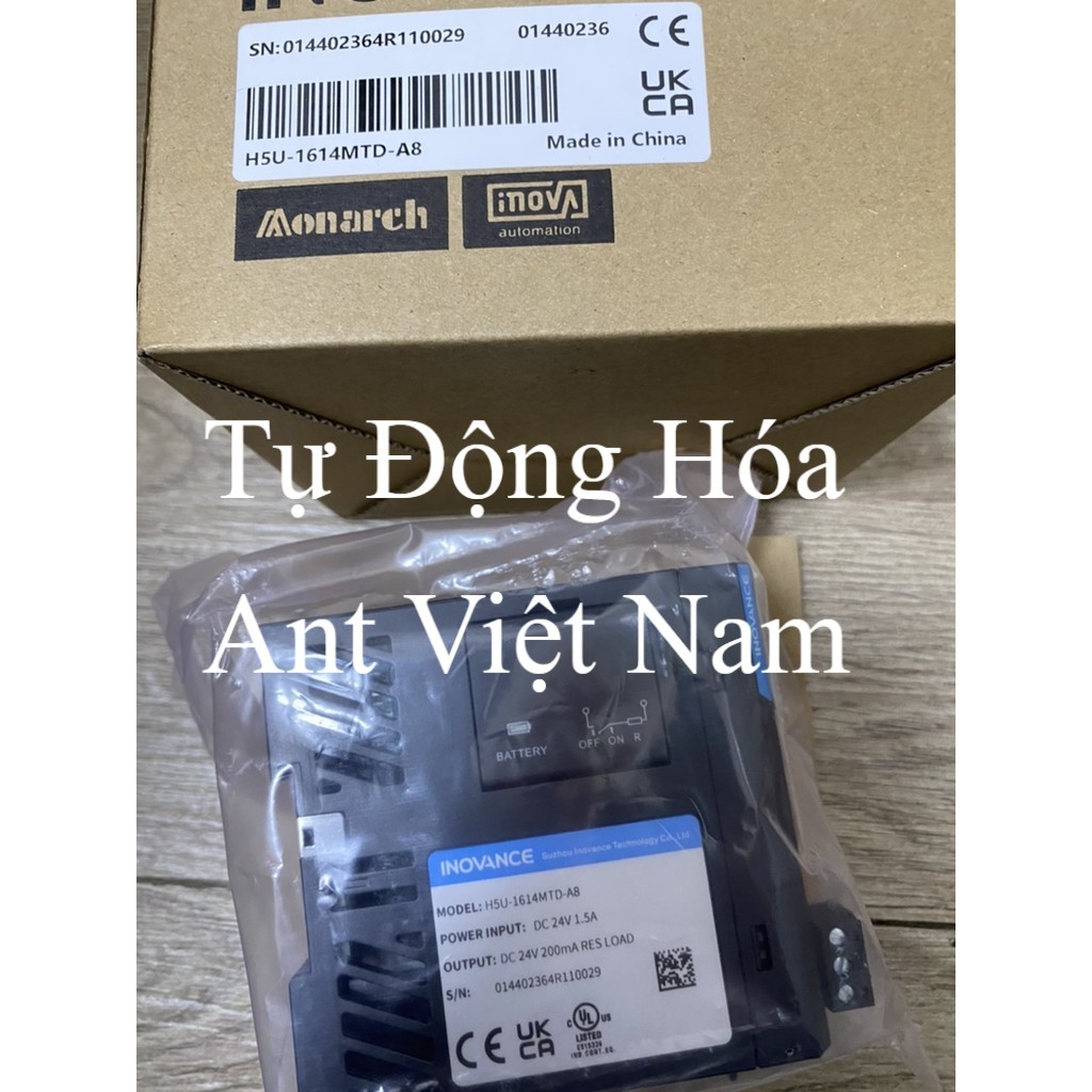 Bộ Điều Khiển Inovance Inovance H5U-1614MTD-A8 Thương Hiệu Mới Jk