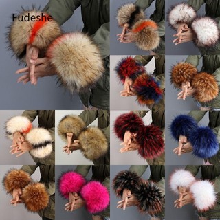  Fudeshe Đeo Cổ Tay Phủ Lông Giữ Ấm Co Giãn Dành Cho Nữ 