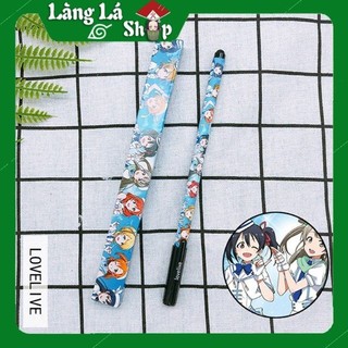 Bút Viết cao cấp Anime Love Live - Dạ bi mực đen kèm hộp in hình thân bút và hộp