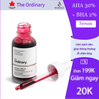 Serum peel da hoá học The Ordinary AHA 30% + BHA 2% Peeling Solution 30ml