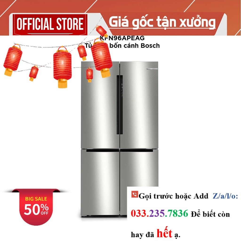 Tủ Lạnh 4 Cánh Bosch KFN96APEAG Series 6 <new