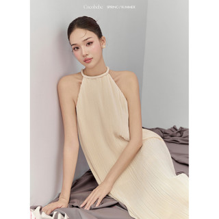 Đầm cổ yếm dập ly SUZY DRESS COCOBEBE