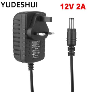 YUDESHUI Bộ chuyển đổi AC / DC 100-240V Nguồn điện 12V 2A cho Camera quan sát dải đèn LED