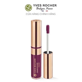 <Date 8.2023> Son Kem Lì Yves Rocher Grand Rouge L'elixir Liquid Lipstick – 106 Dark Mauve– 7ml