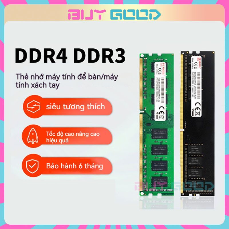 PUSKILL/ Thẻ nhớ máy tính RAM ddr3 ddr4 ecc reg 8gb 16gb ( Hàng zin theo máy 100% bảo hành 6tháng)