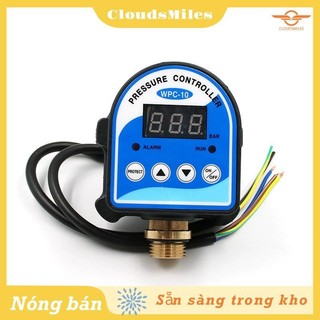 Bộ điều khiển áp suất máy bơm nước thông minh điện tử Bộ điều chỉnh áp suất nước Công tắc áp suất cho máy bơm chân không Máy bơm áp suất cao Wpc 10 Rơle máy bơm nước