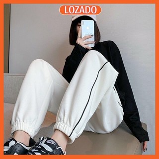Quần jogger nữ quần bom nữ LOZADO chất vải đẹp dày dặn cao cấp - Q99