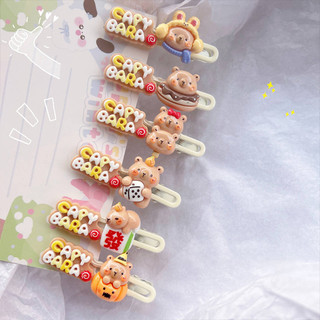 Đáng yêu capybara kẹp tóc hoạt hình dễ thương loopy tóc cô gái thời trang phụ kiện tóc