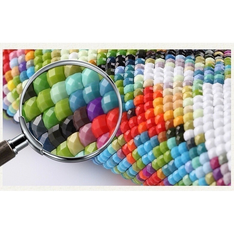 Yoyo D5 Trang trí mới tại nhà Tranh kim cương Tượng Phật Bồ Tát Quan Âm có thể tùy chỉnhZJ48