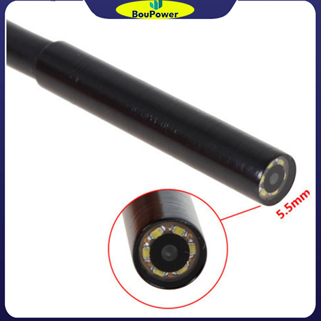 Camera nội soi BouPower 6leds 5.5mm Linh hoạt Ip67 Micro Usb kiểm tra Borescope Camera | BigBuy360 - bigbuy360.vn