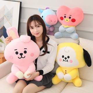 Jfmm sẵn sàng búp bê sang trọng bt21 đệm mềm đồ chơi bé series bts búp bê hoạt hình dễ thương hình gối