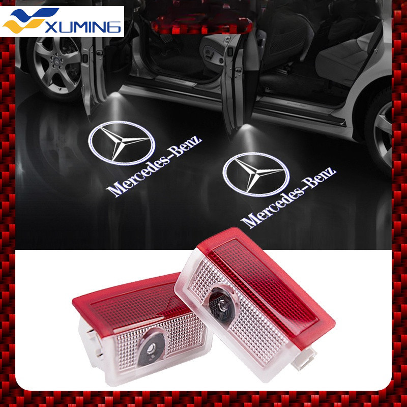 Xm-2 Chiếc Cửa Ô Tô logo Chiếu Sáng Chào Mừng HD LED Đèn Chiếu    Cho Xe Mercedes Benz W205 W176 W24