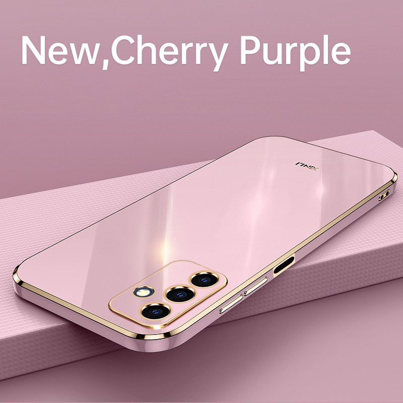 Ốp Lưng Mạ Silicon Mềm Cho Samsung Galaxy A15 A25 A35 A55 5G Dễ Thương Mỏng Chống Sốc Bảo Vệ Điện Th