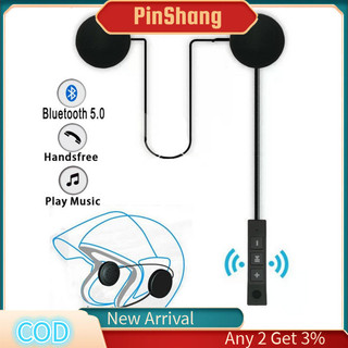Pinshang Tai nghe mũ bảo hiểm xe máy tương thích Bluetooth Không dây Chống nhiễu Mũ bảo hiểm rảnh tay Tai nghe cưỡi ngựa