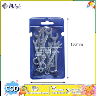 Bộ cờ lê mini mới, bộ cờ lê mỏng có túi bảo quản, bộ cờ lê mở và cuối hộp, ngăn trượt di động nhỏ