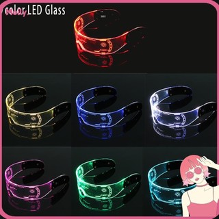 Mắt kính có đèn LED phát sáng nhiều màu sắc tùy chọn đẹp mắt