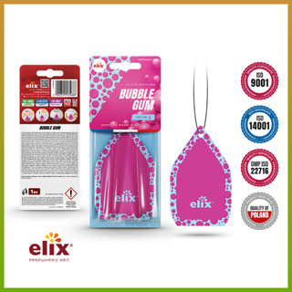 Giấy thơm treo Ô tô Elix Tulip - Hương Bubble Gum