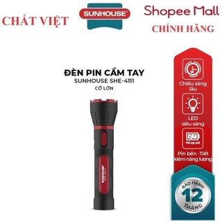 Đèn pin cầm tay siêu sáng sunhouse cỡ lớn she-4111