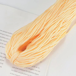 200m Polyester Macrame Dây 3mm Bện Polyester Dây Polyethylene Dây Macrame Sợi để móc DIY Thủ Công Túi Treo Tường HB