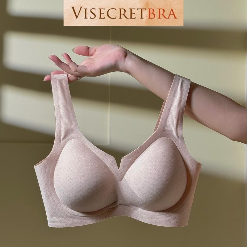 Áo Lót Áo Ngực Bra Nữ Chất Su Đúc Mút Mỏng 1.5CM Có Lỗ Thoáng Khí Không Gọng Không Viền Không Đường May -- 240358