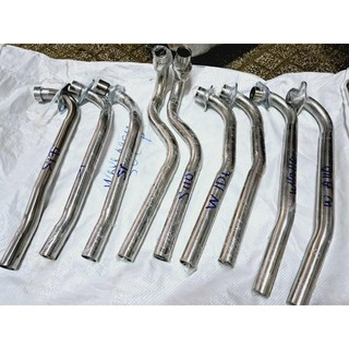Cổ Pô Inox 27mm Sirius, Dream, Wave hàn lắp ráp pô zin